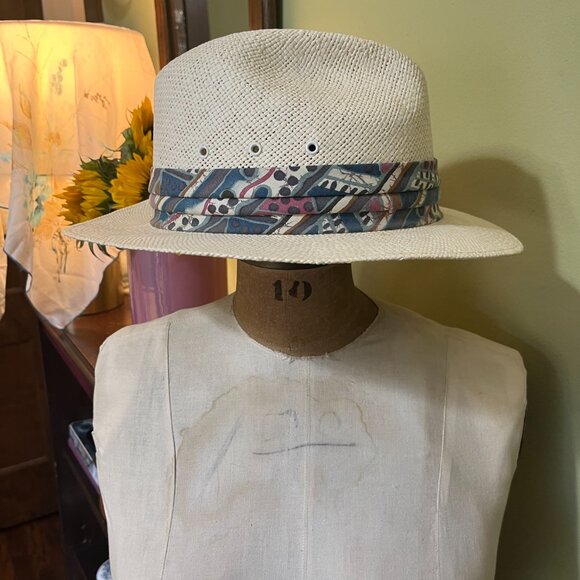 Vintage Chi Chi for Bollman Collection Straw Golf Hat - Picture 3 of 8